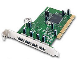 Buslink 5-port USB 2.0 PCI Card