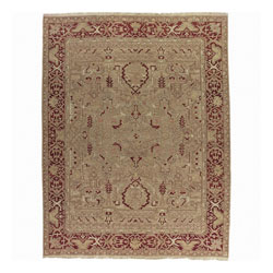 Hand-woven Millenia Gold Wool Rug (3'10 x 5'10)