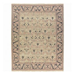 Hand-woven Millennia Gold Wool Rug (5'10 x 8'10)