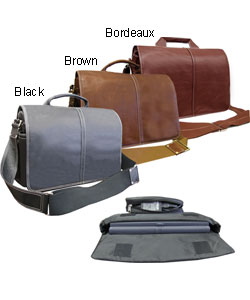 Leather Woody Laptop & Portfolio Bag