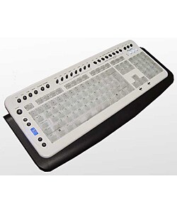 Logysis White Multimedia Pro Illumina Keyboard