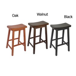 Saddle Seat 29-inch Barstools (Set of 2)