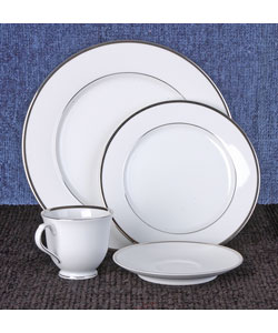 Nikko Band of Platinum 20-piece Dinnerware Set