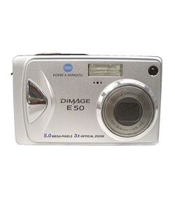 Konica Minolta DiMAGE E50 5.0MP Digital Camera (Refurb)