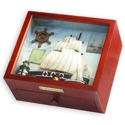 Veroche Sailing Sports Jewelry Box
