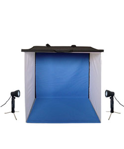 HiRO 24-inch Portable Photo Studio with Two 50W Lights