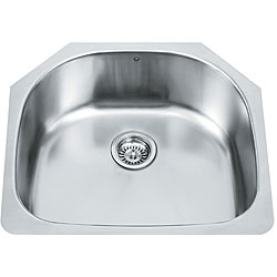 Vigo D-Shape Undermount Kitchen Sink