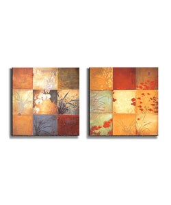 Li-Leger Orchid/Poppy Canvas Set