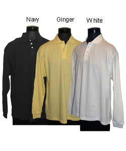 SDI Men's Long-sleeve Pique Polo