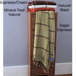 Himalayan Luxury Cashmere Windowpane Throw (Case of 6)