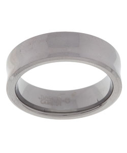 Tungsten Concave Polished Band (7mm)