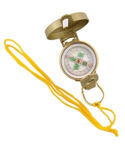 Military Design Brass Compass