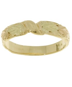 10/14-kt Black Hills Gold Ring