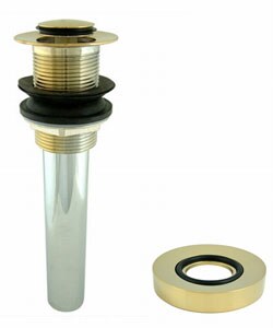 Brass Drain and Mounting Ring for Vessel Sink