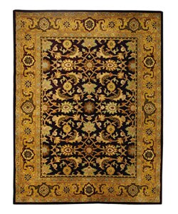 Hand-tufted Heritage Black Wool Rug (8'3 x 11')