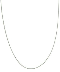 Platinum 18-inch 0.87 mm Square Foxtail Necklace