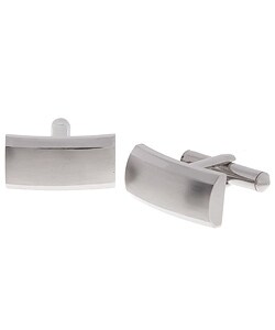 Titanium Brushed Finish Cuff Links