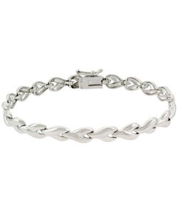 Sterling Silver V-Link Bracelet