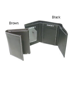 DKNY Men's Bi-fold Leather Wallet
