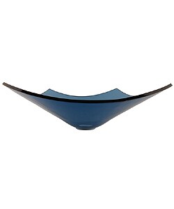 Fontaine Trapezoid Art Glass Vessel Sink