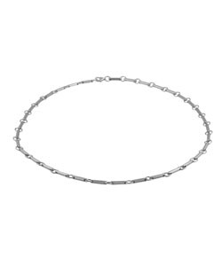Stainless Steel Linked Rod Necklace