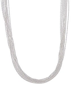 Sterling Silver 12-strand Necklace
