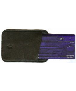 Swiss Army SwissCard with Leather Holster
