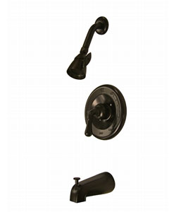 Oil-rubbed Bronze Tub and Shower Faucet