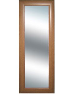 Oak Grooved Frame Long Wall Mirror