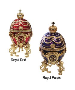 Faberge-style Collectible Enameled Egg