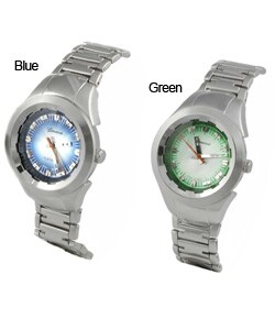 Geneva Platinum Thick Bezel Men's Watch