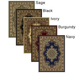 Caroline Medale Heat-set Emerlen Rug (5'5 x 7'7)