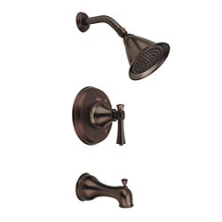 Fontaine Oil-rubbed Bronze Bath Tub Valve and Shower Head Set