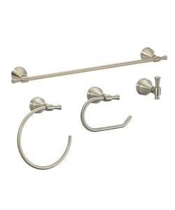 Fontaine Bathroom Towel Bar and Accessory Set (Brushed Nickel)