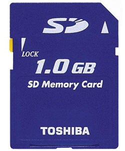 Toshiba 1G Class 4 High speed SD card
