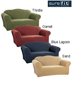 Sure Fit Stretch Ribbed Washable Sofa Slipcover