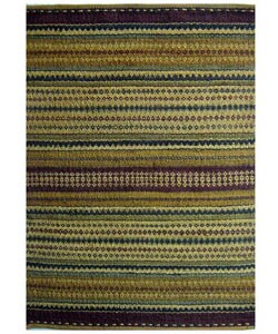 Hand-woven Mohawk Multicolor Jute Rug (4' x 6')