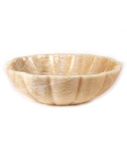 Fontaine Clam Shell Onyx Vessel Sink with Free Drain