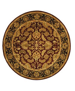 Hand-tufted Heritage Kashan Rug (6' Round)