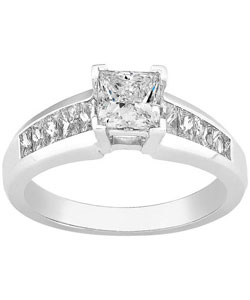 14k Gold 1-1/2 ct TDW Diamond Engagement Ring (HI, SI1-SI2)