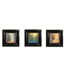 Don Li-Leger Asian 3-piece Framed Art Set