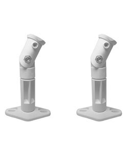 Universal White Satellite Speaker Mounts (Pack of 6)