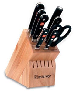 Wusthof Classic 9-piece Santoku Knife Block Set