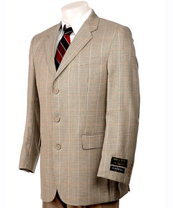 Calvin America Three Button Houndstooth Jacket
