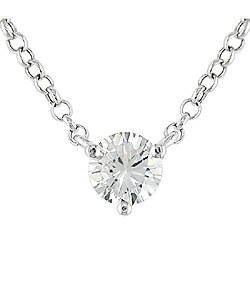 14k Gold and 1ct Diamond Solitaire Necklace