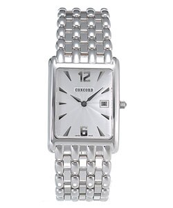 Concord Veneto Men's Silver Dial White Gold Watch
