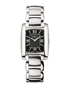 Ebel Brasilia Women's Black Dial Steel Watch