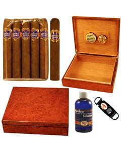 Starter Humidor and 20 Arturas Felipe Robustico Cigars