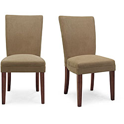Microfiber Parson Side Chairs 
