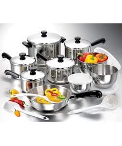 Revere 14 Pc Tri-Ply Cookware Set $137
